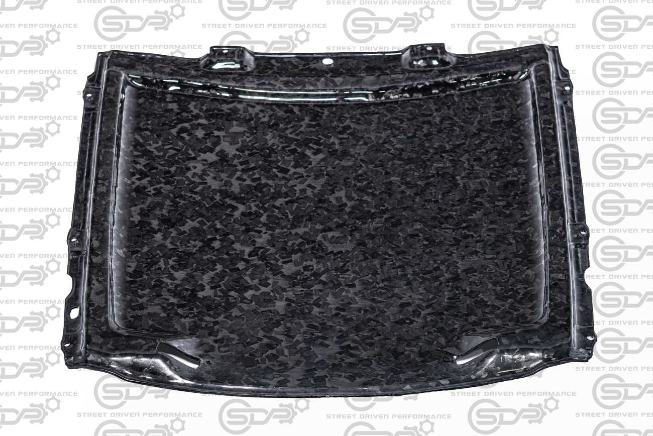 2020-2023 Ford Mustang GT500 | CARBON FIBER/ FORGED CARBON FIBER Front Hood Vent Rain Tray